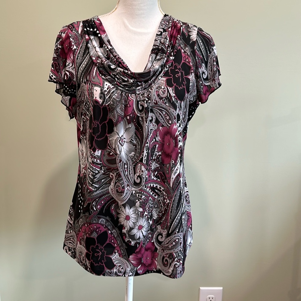 Purple flower T